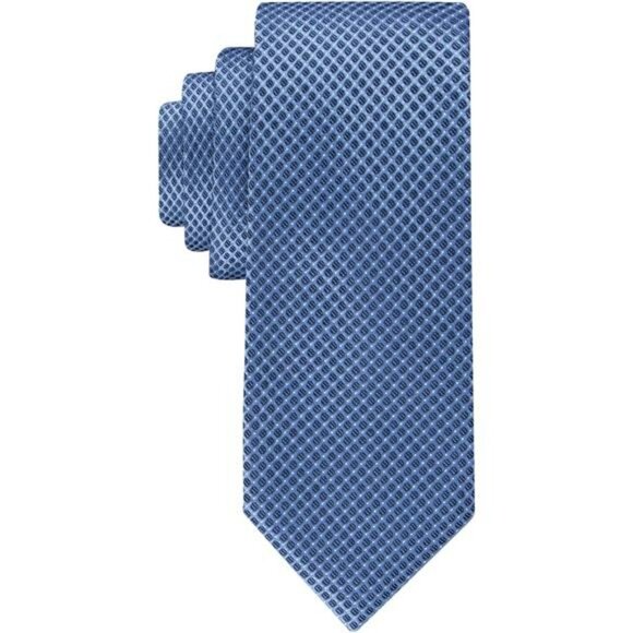 Mens micro dot tie silk blend formal necktie business wedding classic 3 inch - Picture 1 of 5
